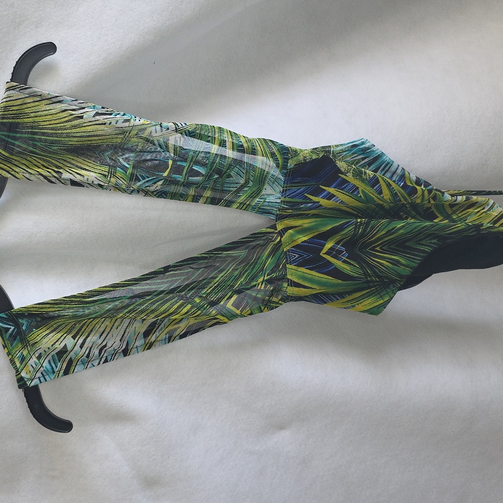 Tropical Print Swimsuit and Cover-Up